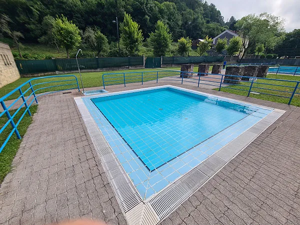 Vista del vaso infantil